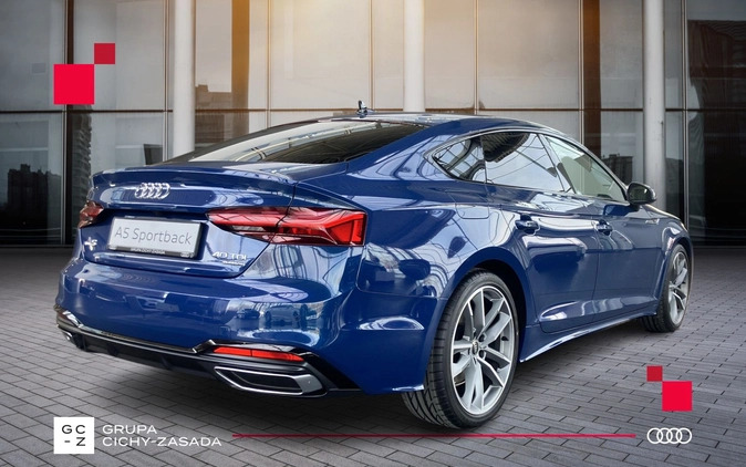 Audi A5 cena 233913 przebieg: 5, rok produkcji 2024 z Biała małe 781